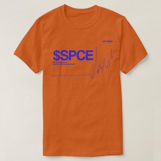 SPCEヴァージン銀河株式 Tシャツ (デザイン正面)