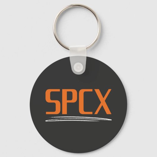 SPCX SpaceX 上場 投資家 デザイン | 宇宙株 マーク キーホルダー (正面)