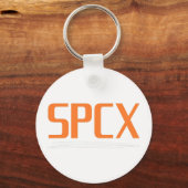 SPCX SpaceX 上場 投資家 デザイン | 宇宙株 マーク キーホルダー (裏面)