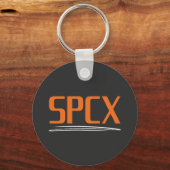 SPCX SpaceX 上場 投資家 デザイン | 宇宙株 マーク キーホルダー (正面)