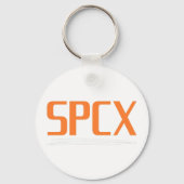 SPCX SpaceX 上場 投資家 デザイン | 宇宙株 マーク キーホルダー (裏面)