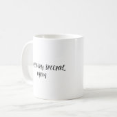 Spe-Shell Mom Mug – 愛らしい母の日Mug コーヒーマグカップ (正面左)