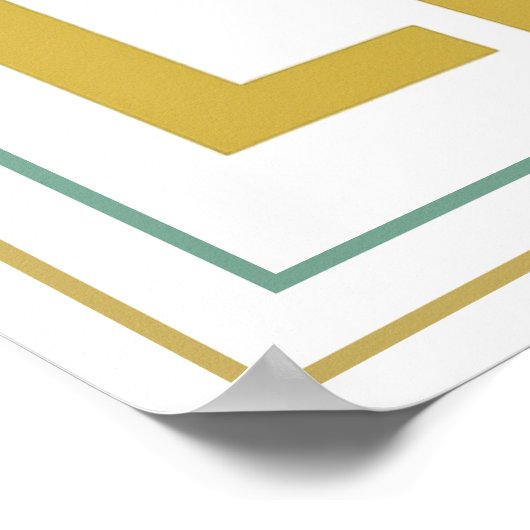 Speak Blessings Over Your Life Typography Artwork ポスター (角)