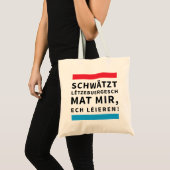 Speak Luxembourgish bag トートバッグ (正面(商品))