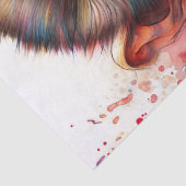 Speak No Evil Monkey Watercolor Art 薄葉紙 (詳細)