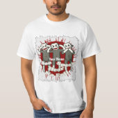 Speak No Evil Sock Monkeys Tシャツ (正面)