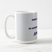 SPEAK OUT FOURTH OF JULY コーヒーマグカップ (左)