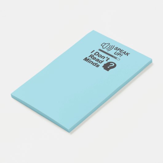 Speak Up – I Don’t Read Minds Funny Communication  ポストイット (アングル)