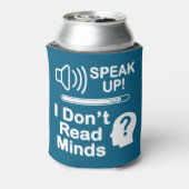 Speak Up – I Don’t Read Minds Funny Communication  缶クーラー (缶裏面)