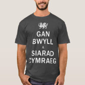 Speak Welsh Keep Calm Language Gift Tシャツ (正面)