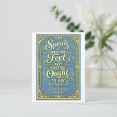 "Speak What We Feel" Shakespeare ポストカード (スタンド正面)