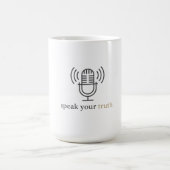 Speak Your Truth Formula  コーヒーマグカップ (中央)