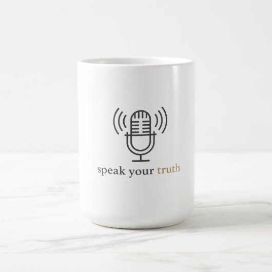 Speak Your Truth Formula  コーヒーマグカップ (中央)
