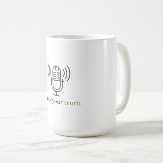 Speak Your Truth Formula  コーヒーマグカップ (正面右)