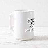 Speak Your Truth Formula  コーヒーマグカップ (正面左)