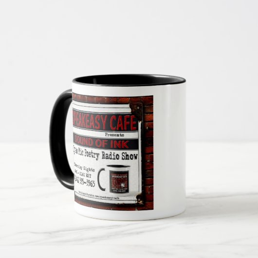 SpeakEasyカフェあなたの言葉を使用 マグカップ (正面左)