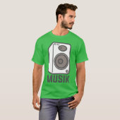speaker music girl tシャツ (正面フル)