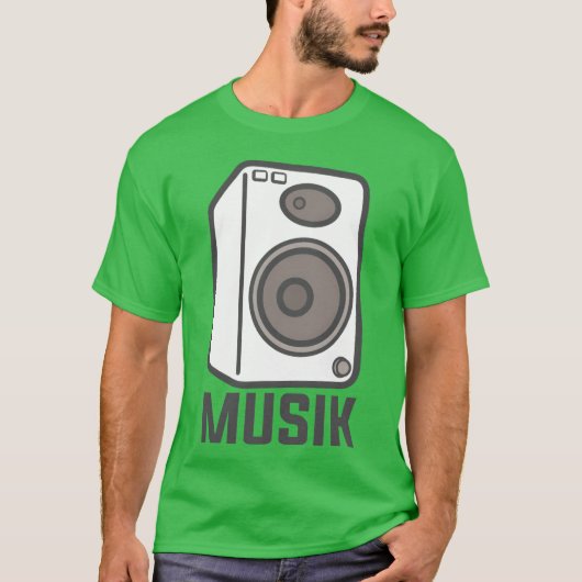 speaker music girl tシャツ (正面)