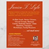 SPEAKiTプロモーションフライヤー チラシ (裏面)