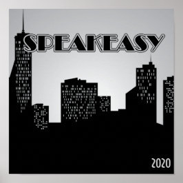 Speakkeasy, 1920のパーティーポスター ポスター