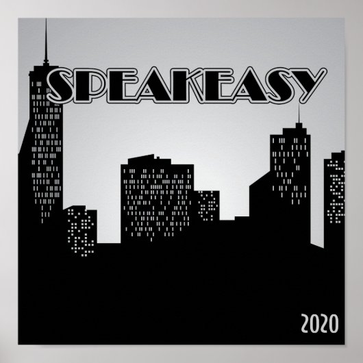 Speakkeasy, 1920のパーティーポスター ポスター (正面)