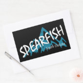 Spearfish South Dakota Mountain 長方形シール (封筒)