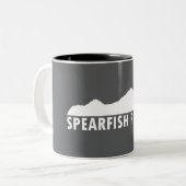 Spearfish South Dakota Please ツートーンマグカップ (正面左)