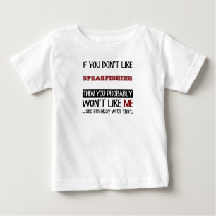 Spearfishingのカッコいいを好まなければ ベビーTシャツ