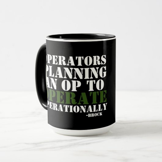 Spec Op Brock マグカップ (正面左)