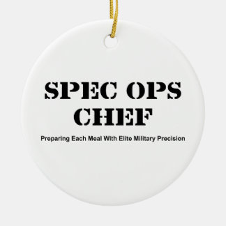 Spec Opsのシェフ セラミックオーナメント