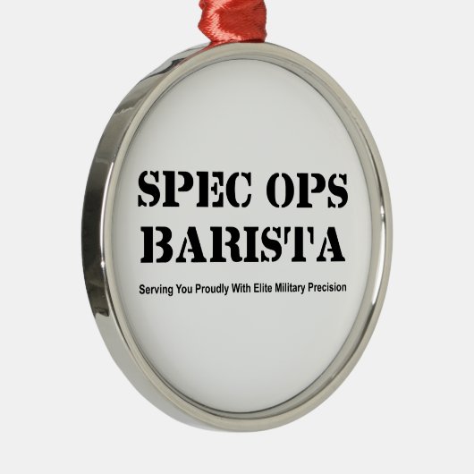 Spec Ops Barista メタルオーナメント (右)