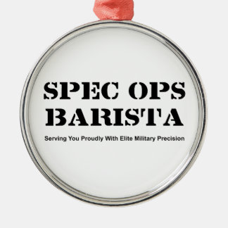 Spec Ops Barista メタルオーナメント