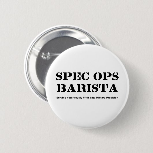 Spec Ops Barista 缶バッジ (正面&裏面)