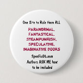 SpecFicDB 缶バッジ (正面)