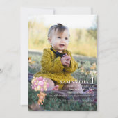  Special 1st Birthday Celebration 招待状 (正面)