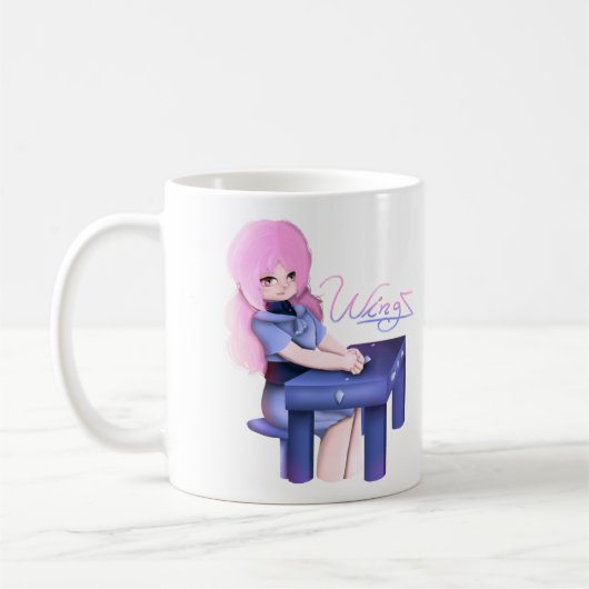 Special 3D Wingz Mug Featuring Gabby コーヒーマグカップ (左)