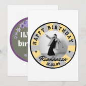 special birthday  招待状 (正面/裏面)