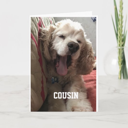 **SPECIAL BIRTHDAY** for "COUSIN" Card カード (正面)