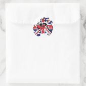 Special British Bulldog ラウンドシール (バッグ)