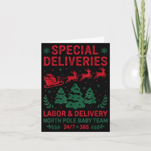 Special Deliveries Labor And Delivery Baby Nurse C カード (正面)