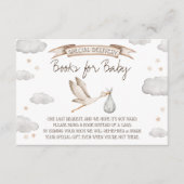 Special Delivery! Brown & Tan Stork Books for Baby エンクロージャーカード (正面)