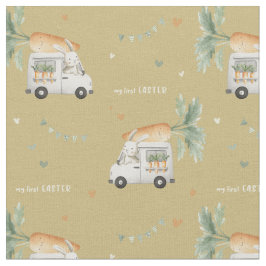 Special delivery bunny driver - My First Easter  ファブリック