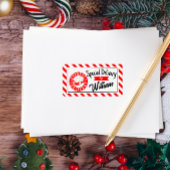 Special delivery from santa Christmas gift ラベル