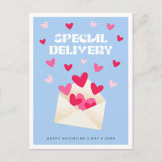 Special delivery Hearts Envelope Valentine's Day ポストカード