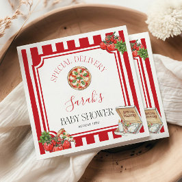 Special Delivery Italian Baby Shower  スタンダードカクテルナプキン