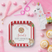 Special Delivery Italian Baby Shower  ペーパープレート (パーティー)