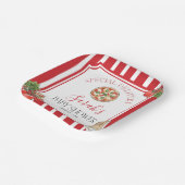 Special Delivery Italian Baby Shower  ペーパープレート (傾斜あり)