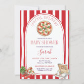 Special Delivery Italian Baby Shower  招待状 (正面)