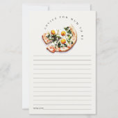 Special Delivery Pizza Advice For Mum Baby Shower (正面)