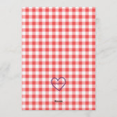 Special Delivery, Pizza Baby Shower Invitation 招待状 (裏面)